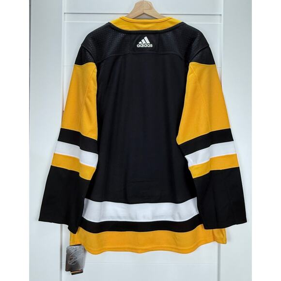 Adidas‎ NHL Pittsburgh Penguins Authentic Hockey Home Jersey Size 46 Black NWT - Picture 2 of 10